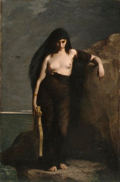 Sappho by Charles Mengin